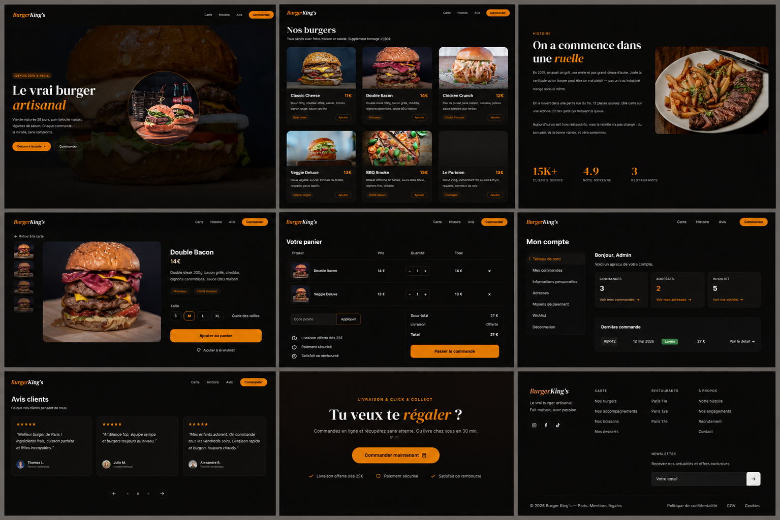 Burger King — réalisation Webixia